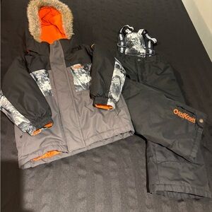 OshKosh B'gosh Vibrant Orange Fleece Jacket